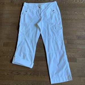 Michael Kors cargo white pants